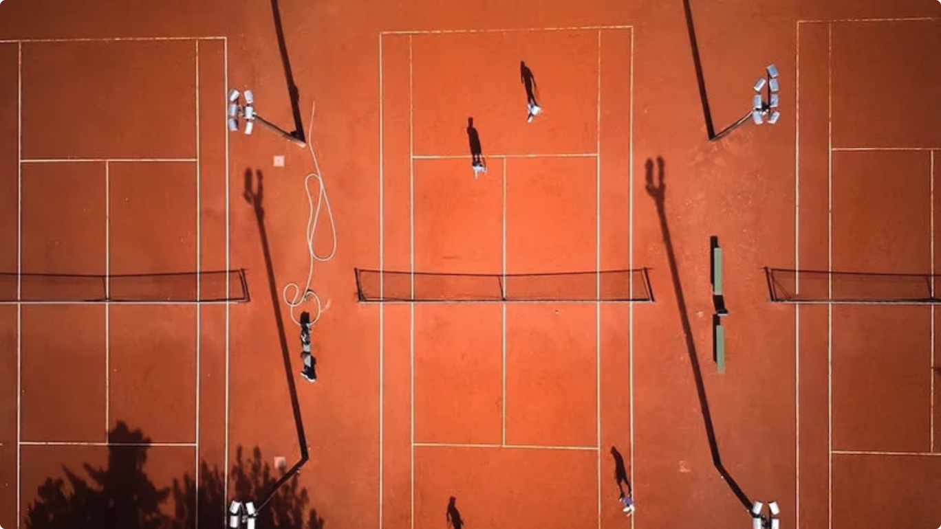 Padelplätze von oben – Platzbuchung mit SportMember